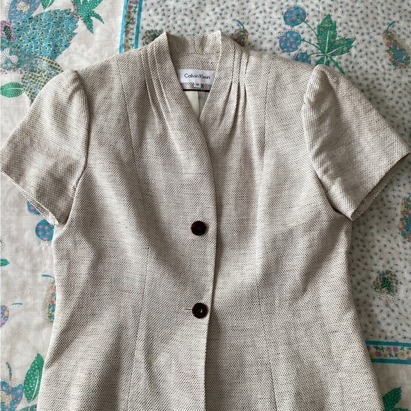 Women’s short sleeves lined blazer - Picture 1 of 3